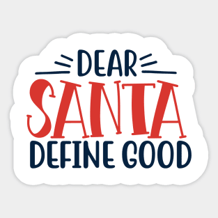 Santa Sweater Sticker